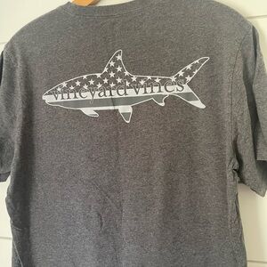 Vineyard Vines Charcoal Crewneck Tee